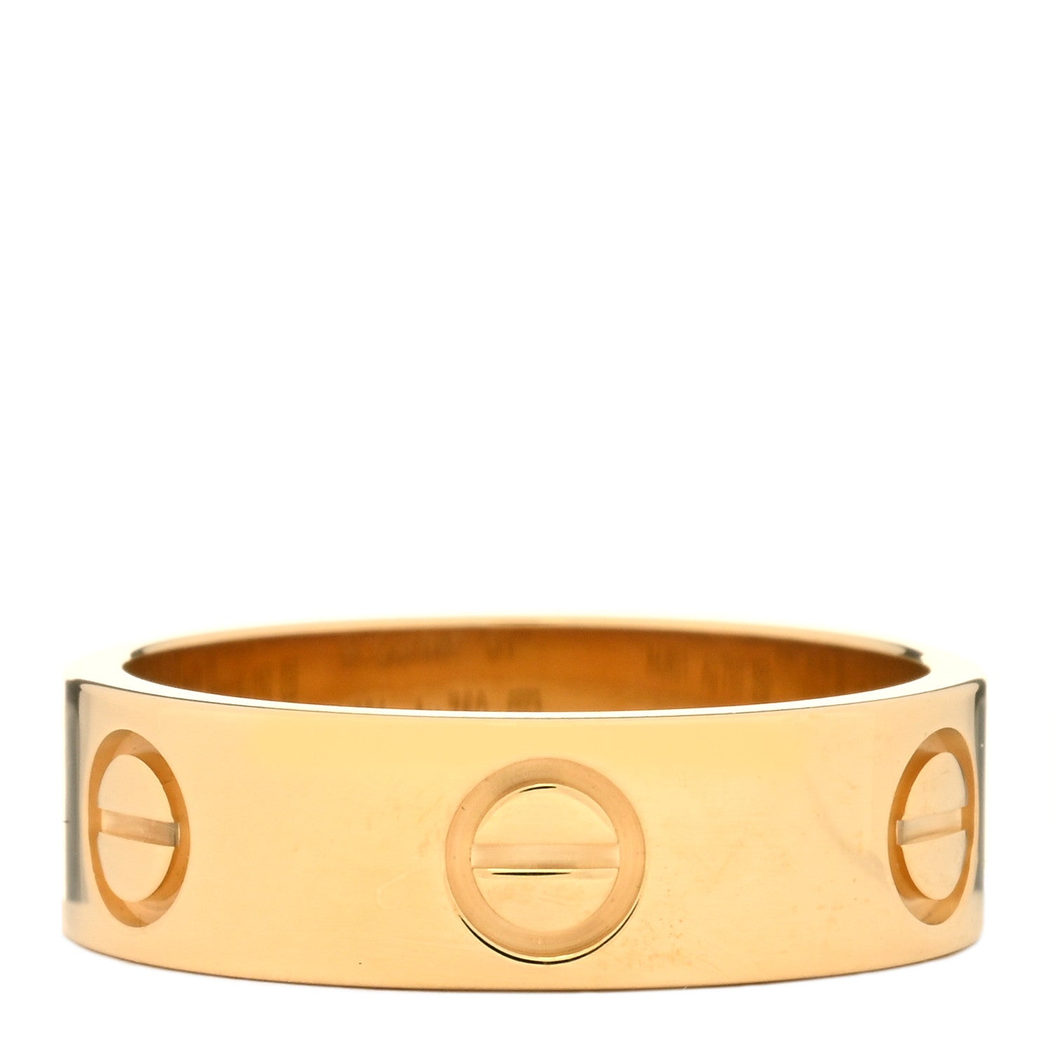 Cartier 18K Yellow Gold 5.5mm LOVE Ring 51 5.75 3 of 4