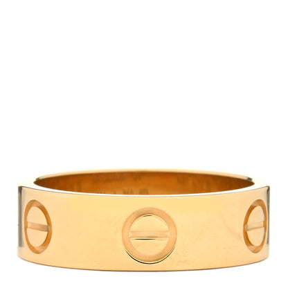 Cartier 18K Yellow Gold 5.5mm LOVE Ring 51 5.75 3 of 4