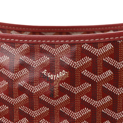 Goyard Goyardine Boheme Hobo Red 7 of 9