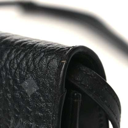 MCM Visetos Chain Wallet Crossbody Black 12 of 14