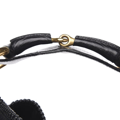 Gucci Calfskin Large Horsebit Chain Hobo Black 10 of 10