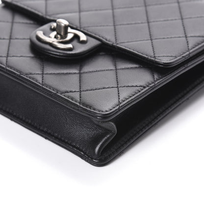 Chanel Goatskin Quilted Acrylic Beads Flap Black 10 of 10