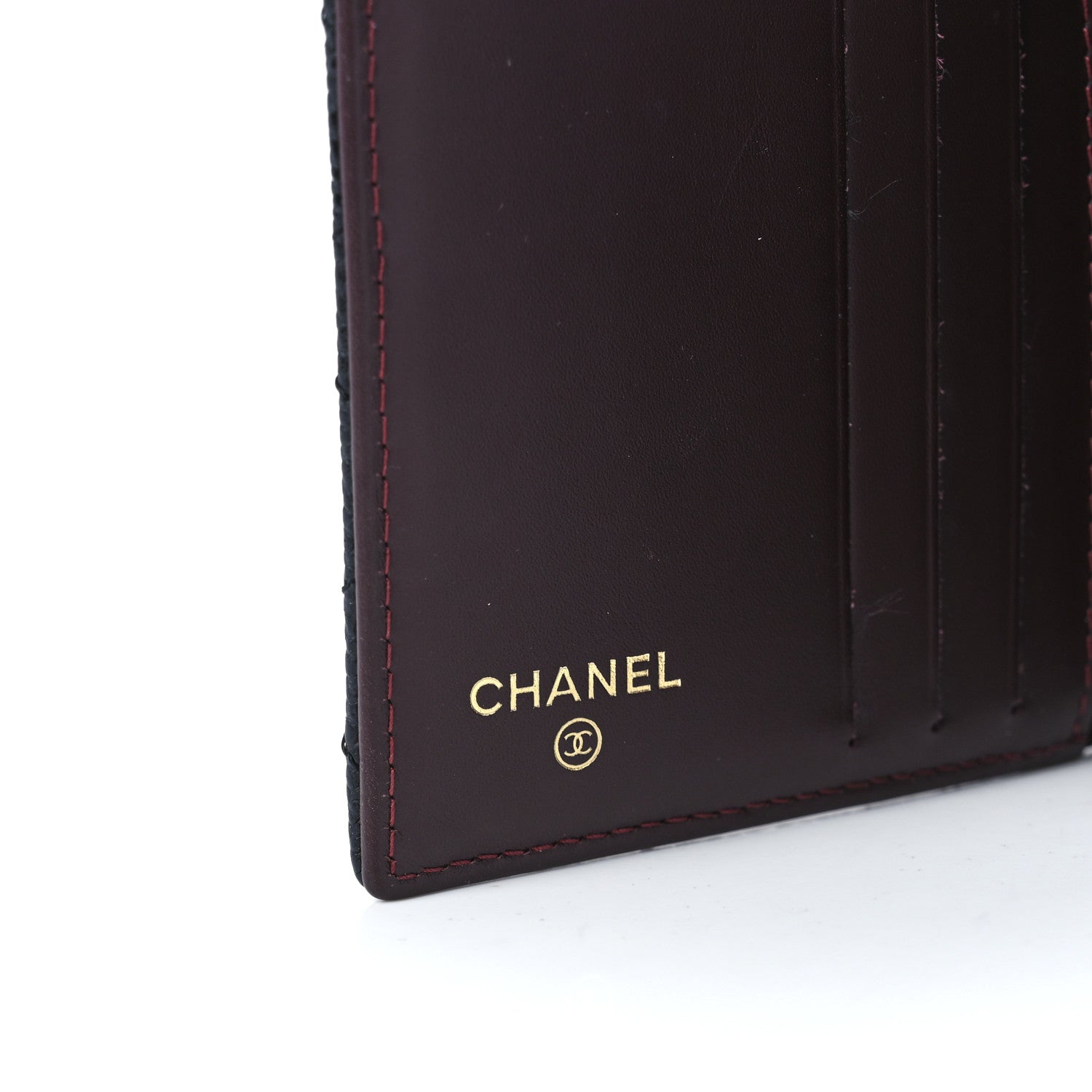 Chanel Caviar Quilted Compact French Flap Wallet Black 7 of 14
