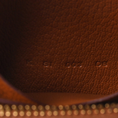 Hermes Evercolor Zipengo Chain D'Ancre Compact Cardholder Gold 7 of 8