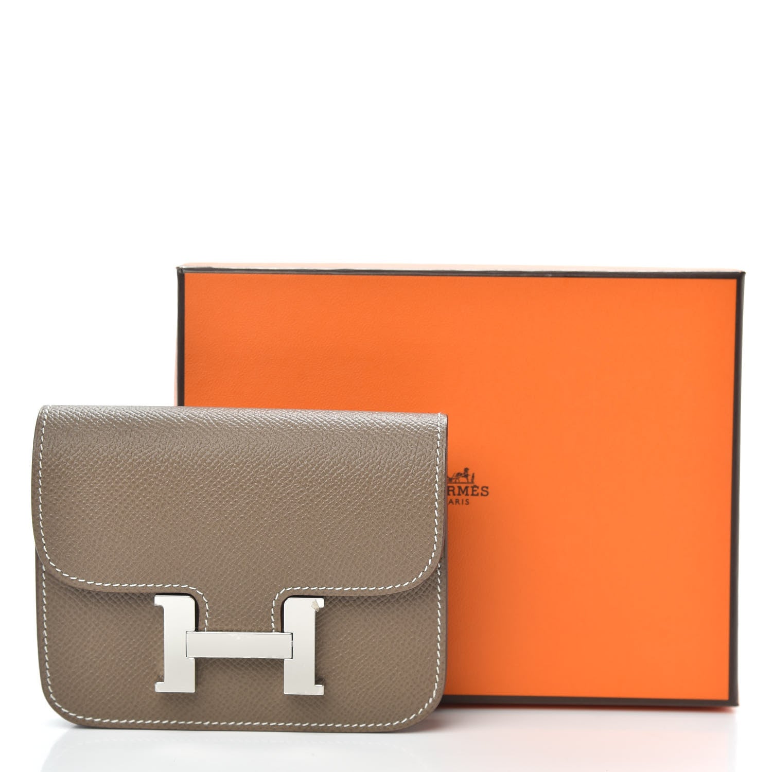 Hermes Epsom Constance Slim Wallet Etoupe 9 of 9