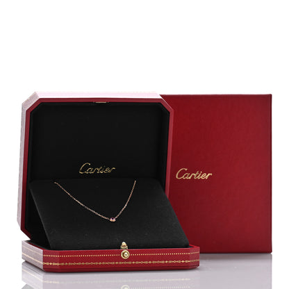 Cartier 18K Pink Gold Pink Sapphire D'Amour Pendant Necklace 5 of 5