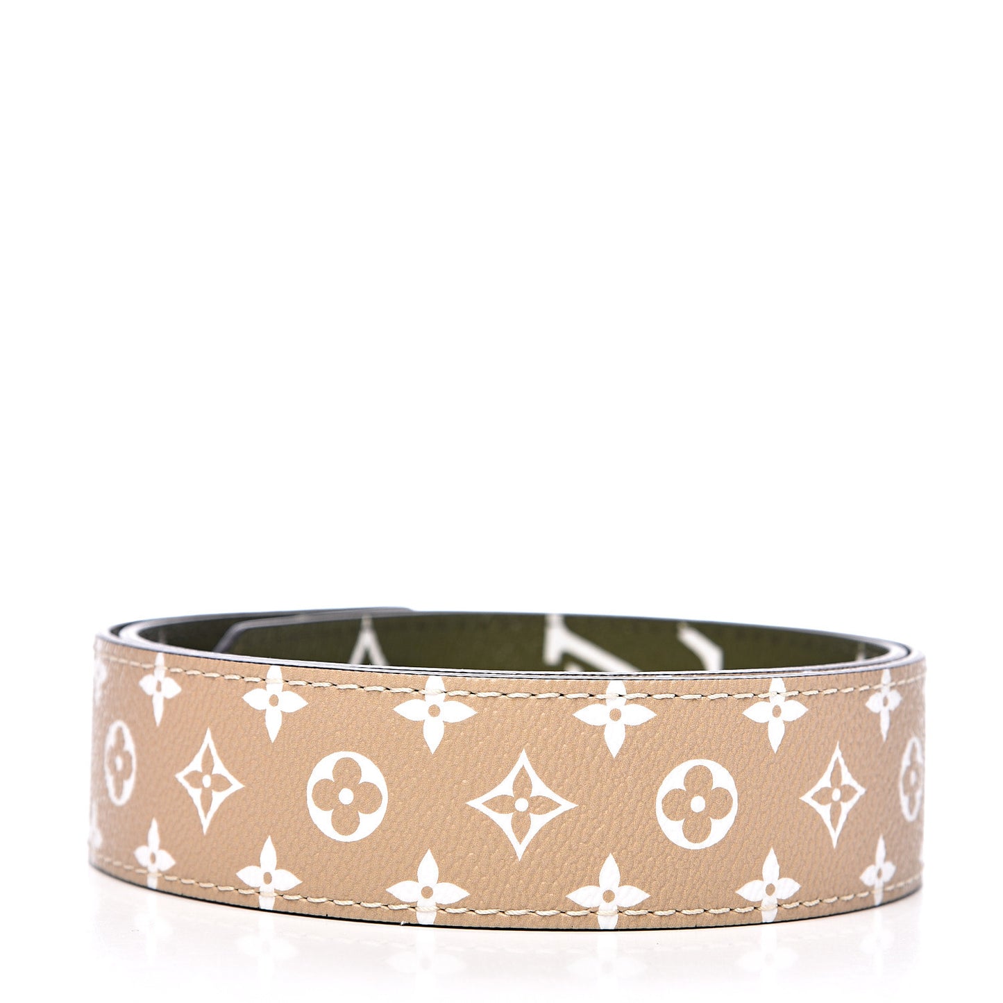Monogram Giant Bandouliere Shoulder Strap Kaki