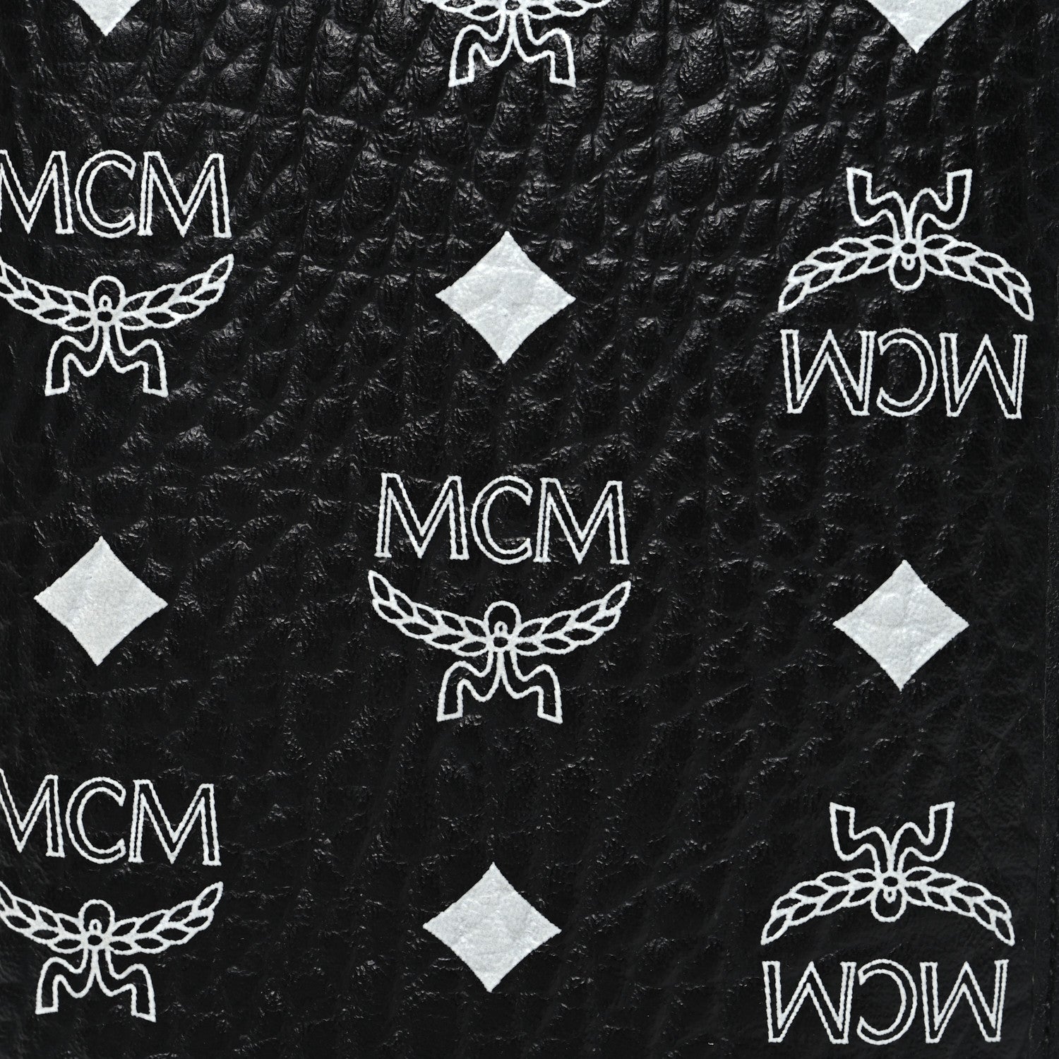 MCM Visetos Passport Holder Black 9 of 12