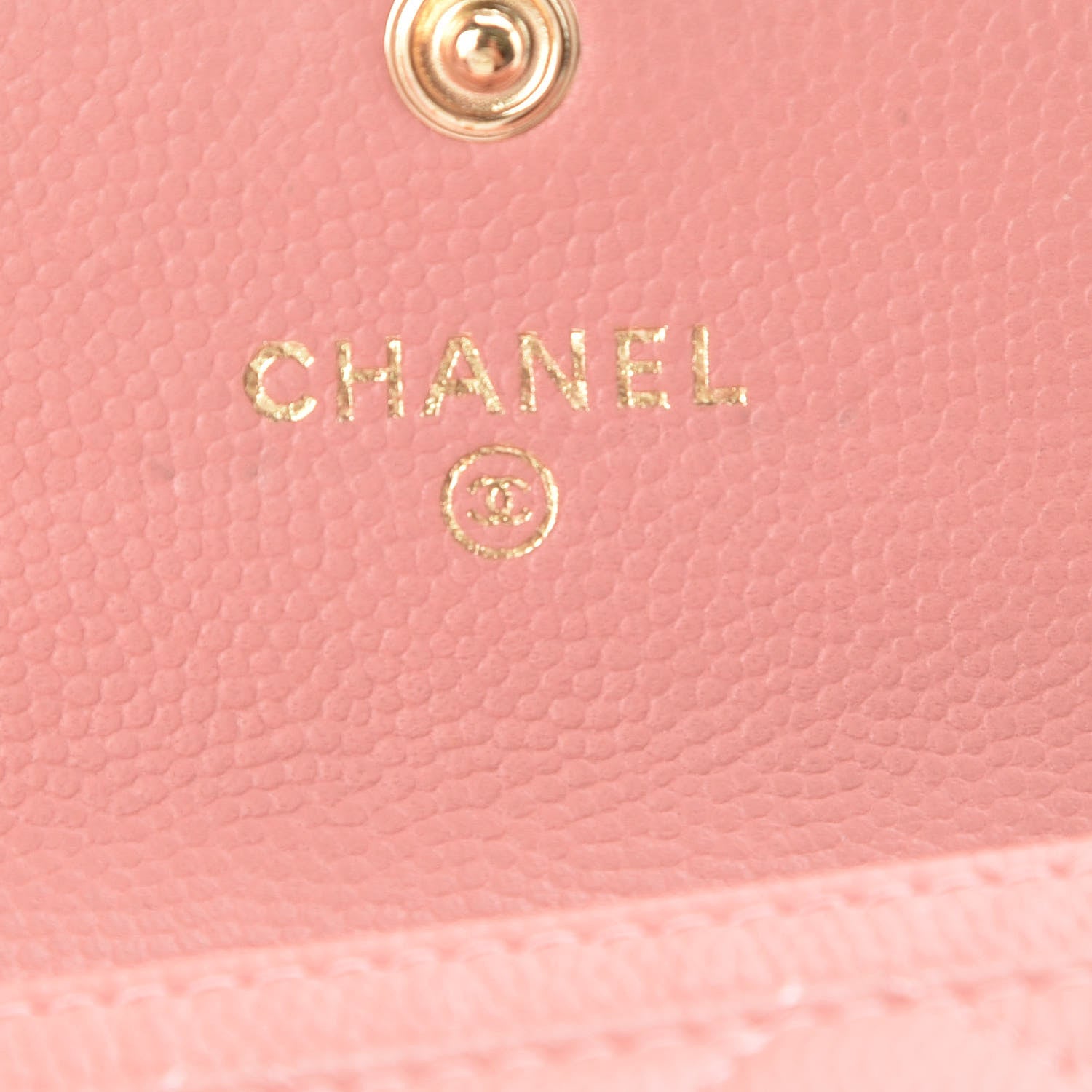 Chanel Caviar Quilted Boy Card Holder Wallet Powder Pink 6 of 10