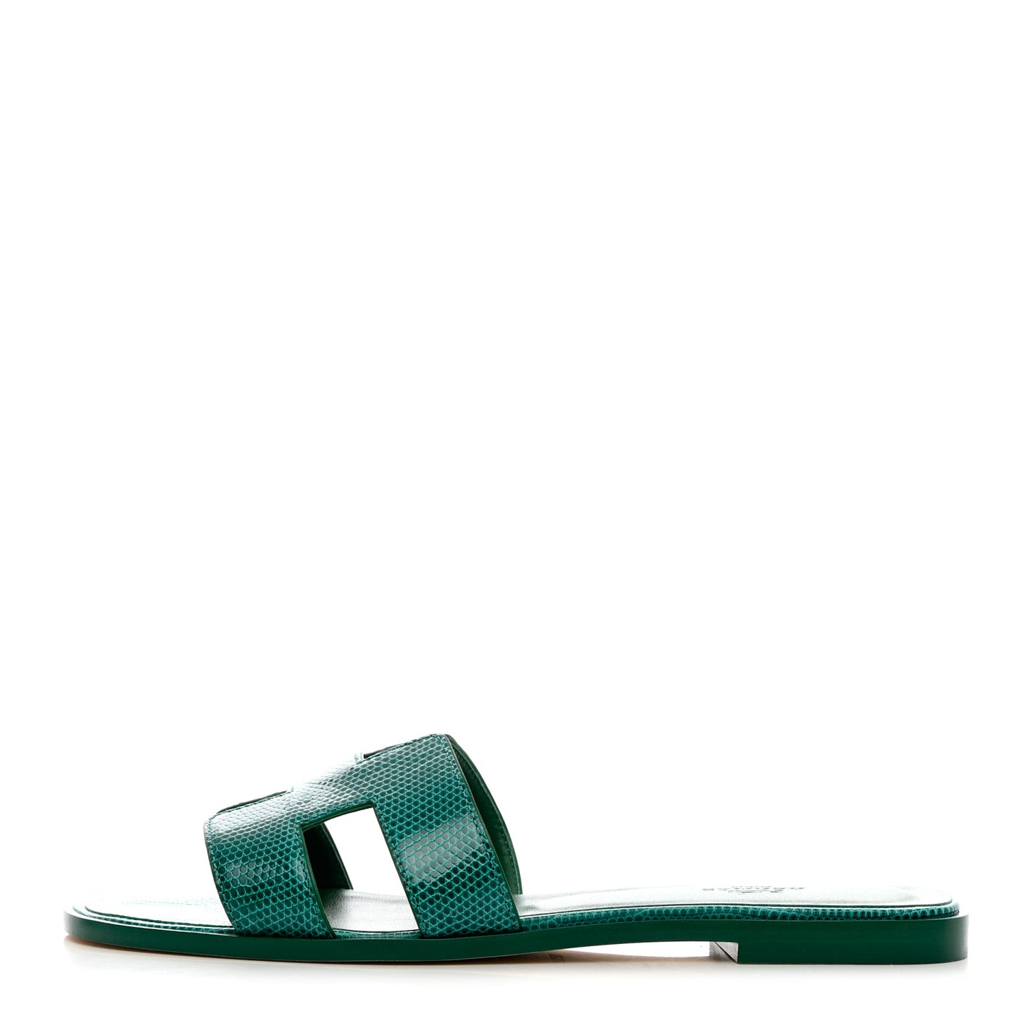 Lizard Oran Sandals 40 Vert Emeraude