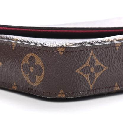 Louis Vuitton Monogram Pochette Felicie Chain Wallet Fuchsia 7 of 8