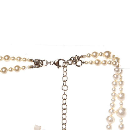 Chanel Pearl Cluster CC Necklace Gold 4 of 4