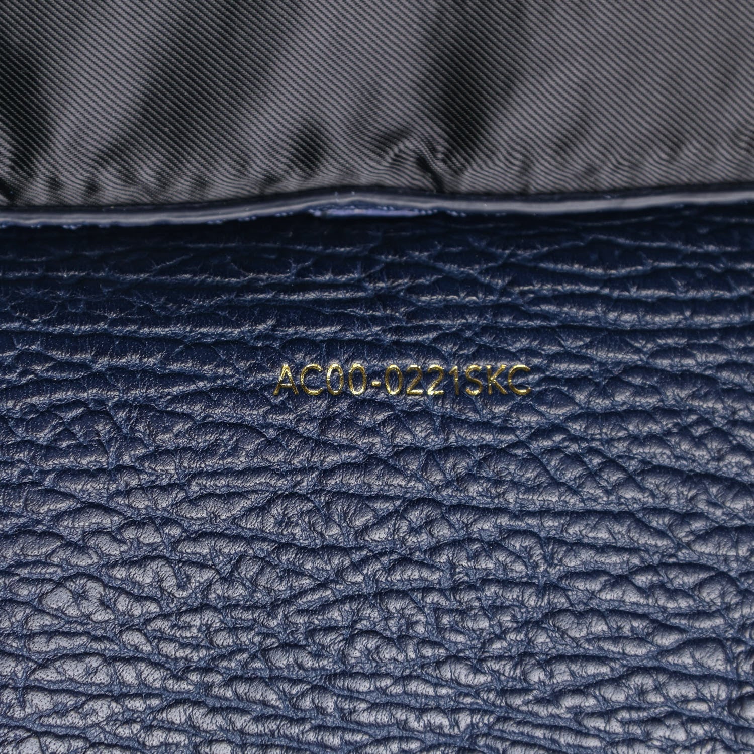 3.1 Phillip Lim Textured Calfskin Large Pashli Satchel Navy 7 of 9