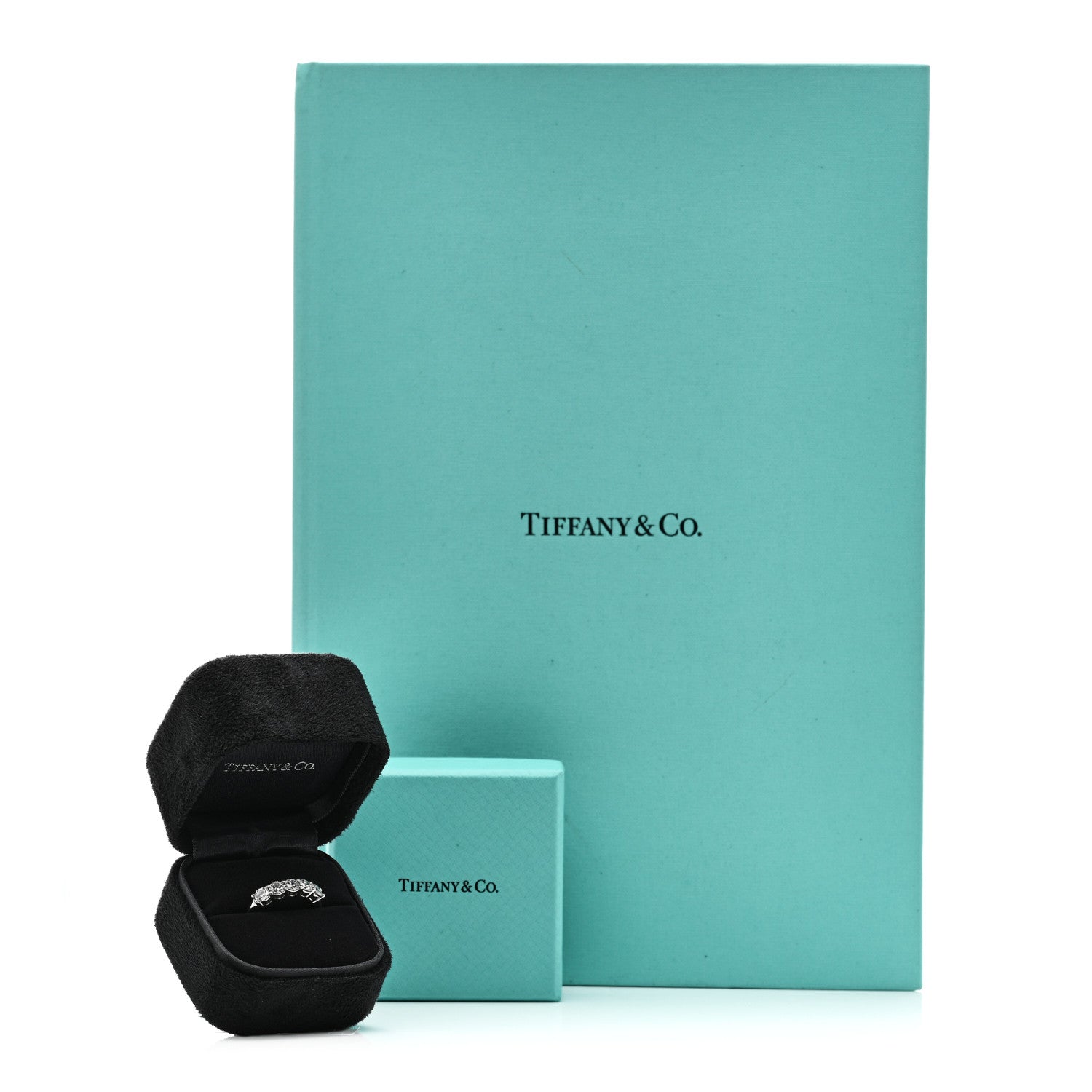 Tiffany Platinum Diamond 1.15ctw Wedding Band Ring 53 6.25 6 of 6