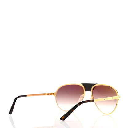 Cartier Santos Dumont Aviator Sunglasses Brown 4 of 8