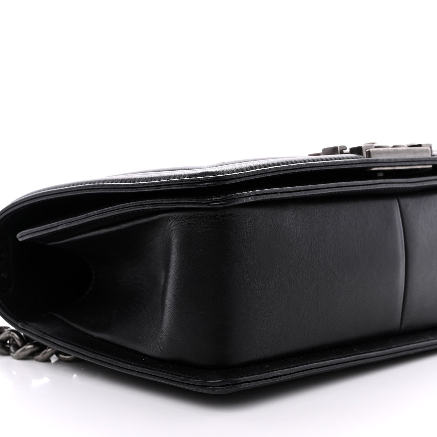 Chanel Lambskin Quilted Medium Boy Flap Black 9 of 12
