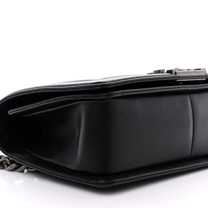 Chanel Lambskin Quilted Medium Boy Flap Black 9 of 12
