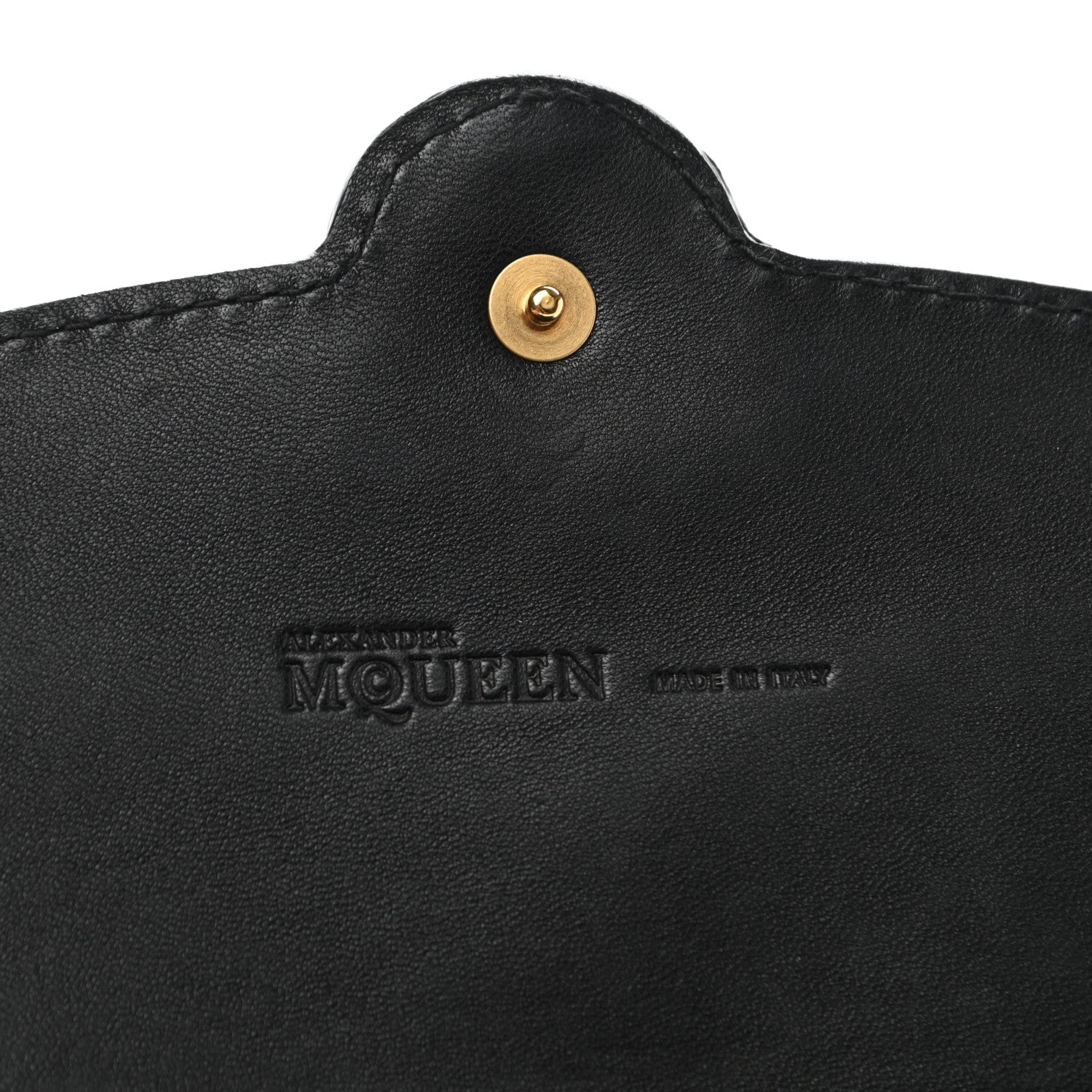 Alexander McQueen Calfskin Crocodile Embossed Clutch 6 of 9