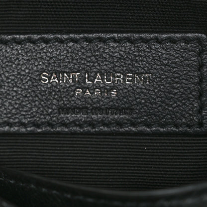 Saint Laurent Crinkled Calfskin Matelasse Monogram Medium Niki Shopper Tote Black 6 of 10