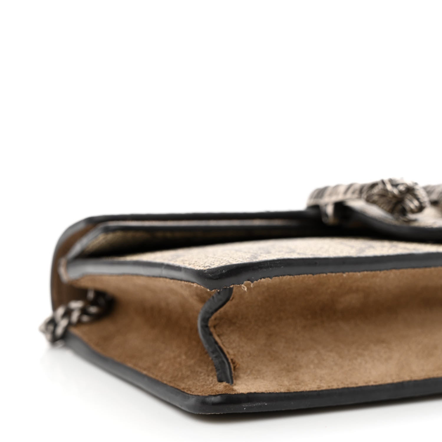 Gucci GG Supreme Monogram Super Mini Dionysus Shoulder Bag Taupe 9 of 10