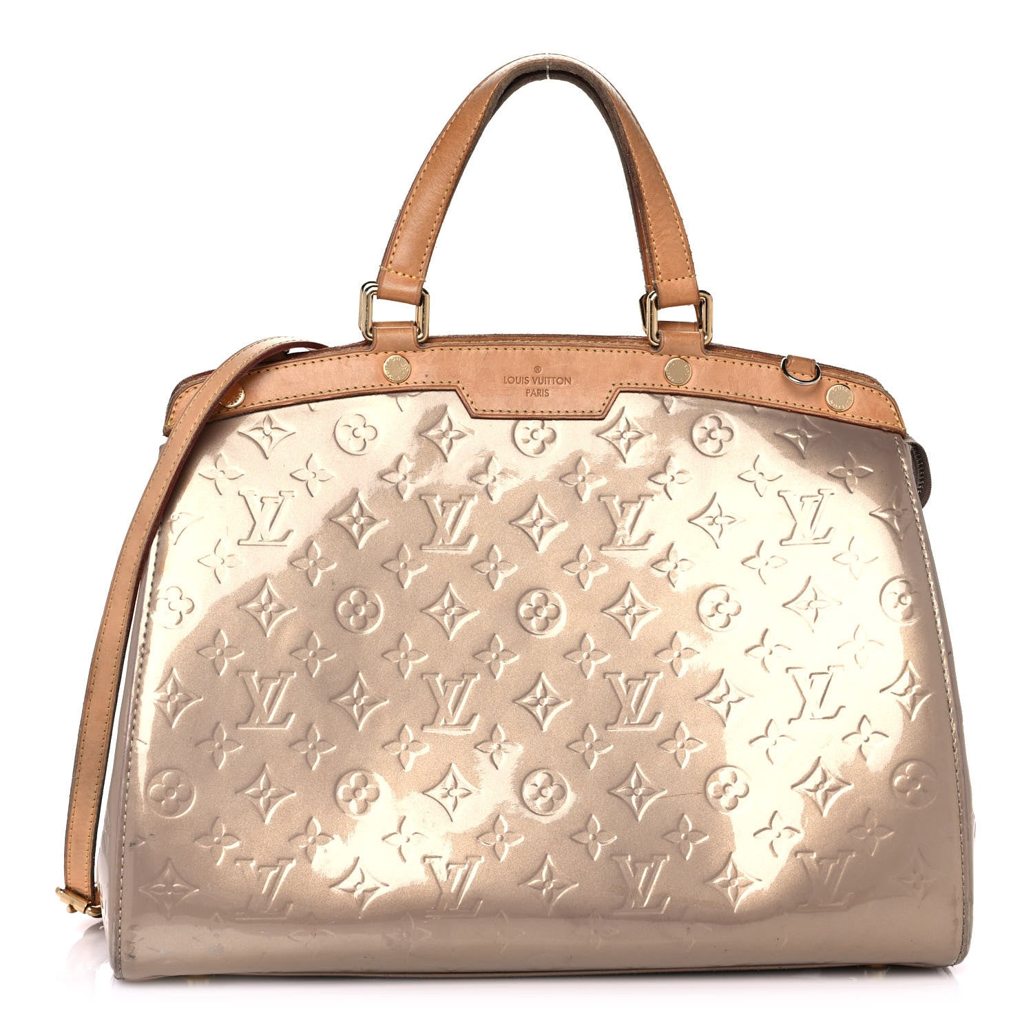 Louis Vuitton Vernis Brea MM Beige Poudre 1 of 14