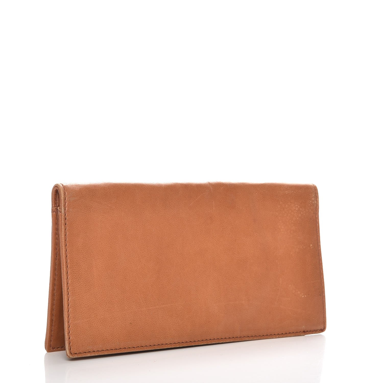 Chanel Lambskin Timeless CC Yen Wallet Brown 3 of 7