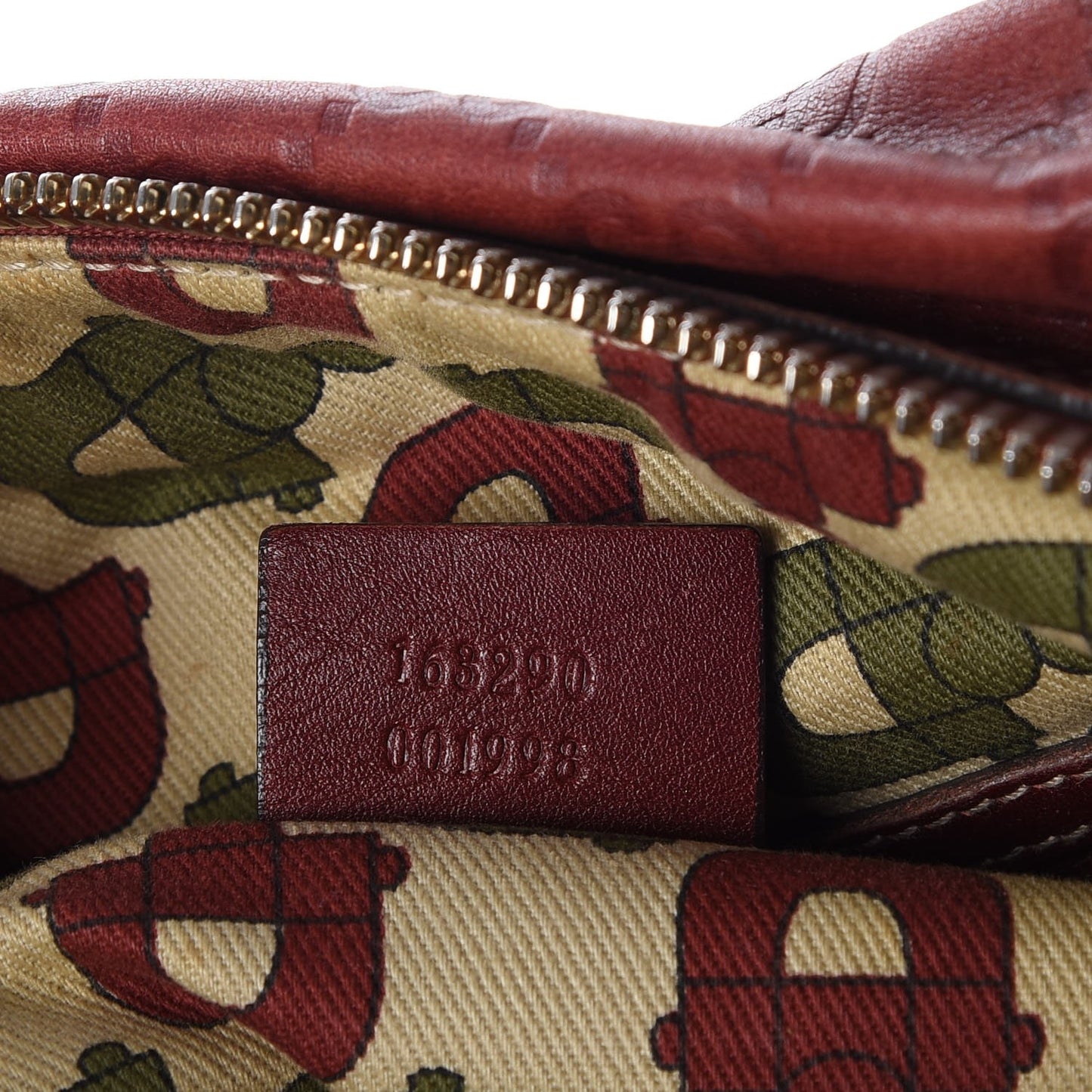 Guccissima 85th Anniversary Boston Rusty Red