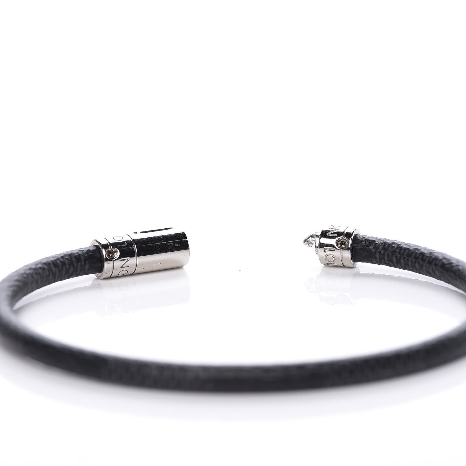 Louis Vuitton Damier Graphite Keep It Bracelet 19 5 of 6