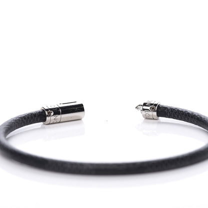 Louis Vuitton Damier Graphite Keep It Bracelet 19 5 of 6