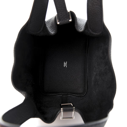 Hermes Taurillon Clemence Picotin Lock 18 PM Black 5 of 11