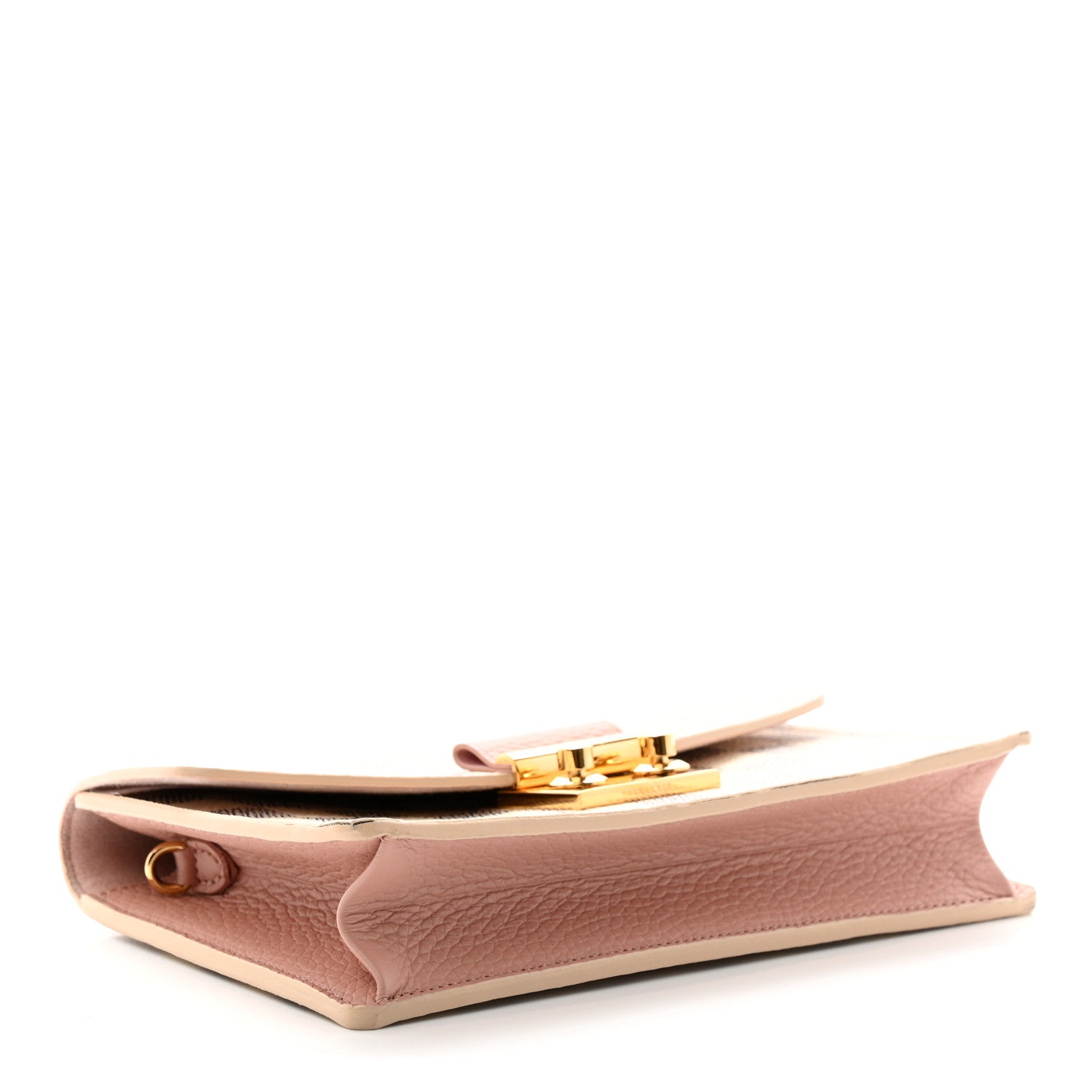 Louis Vuitton Damier Azur Croisette Chain Wallet Rose Ballerine 4 of 16