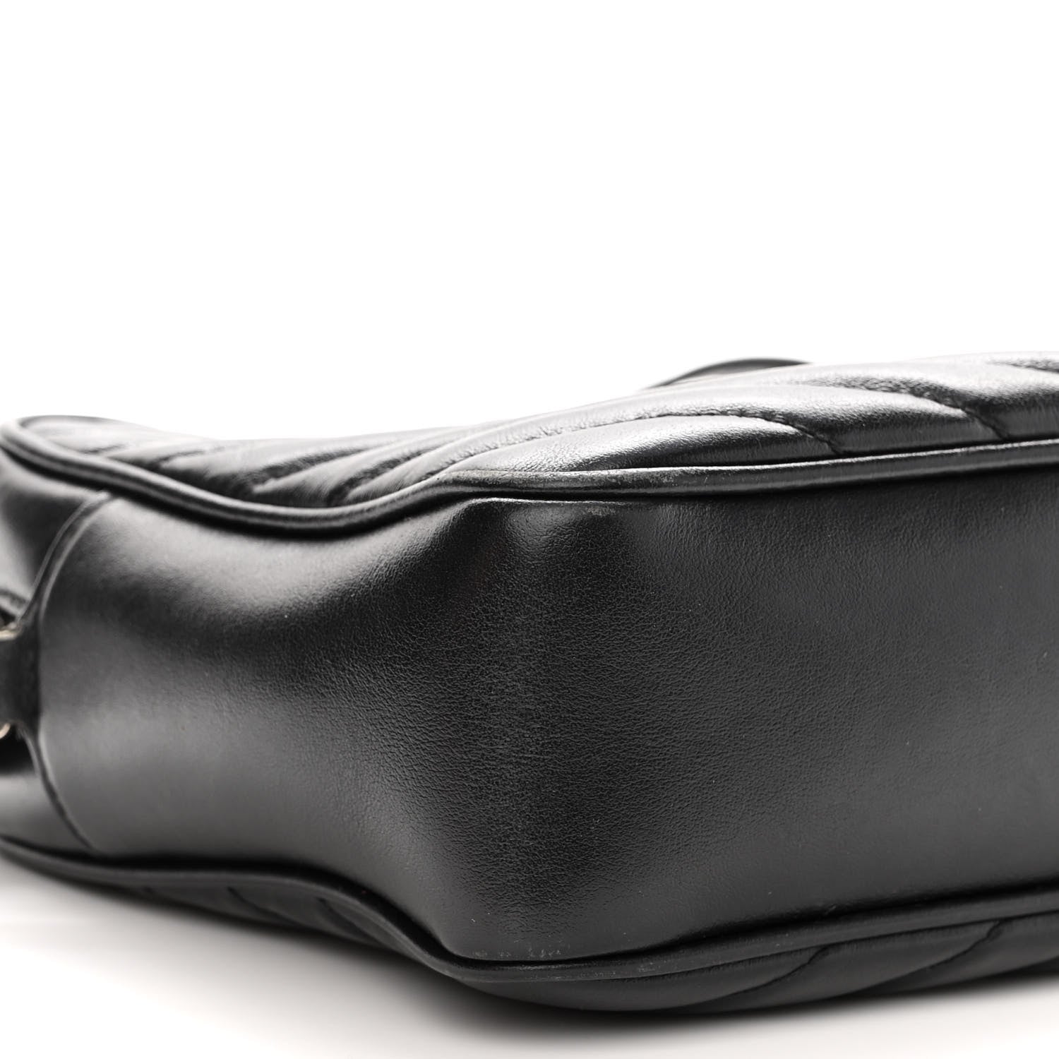 Saint Laurent Calfskin Matelasse Monogram Lou Camera Bag Black 7 of 8