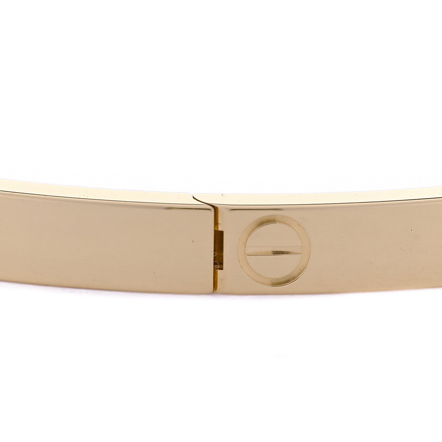 Cartier 18K Yellow Gold Small LOVE Bracelet 19 8 of 10