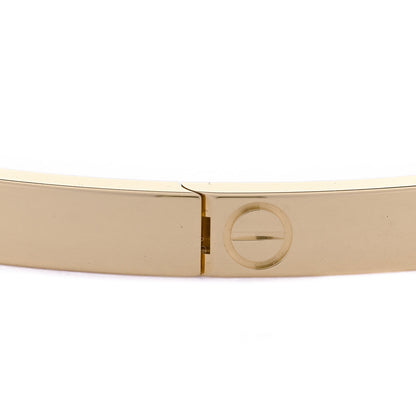 Cartier 18K Yellow Gold Small LOVE Bracelet 19 8 of 10