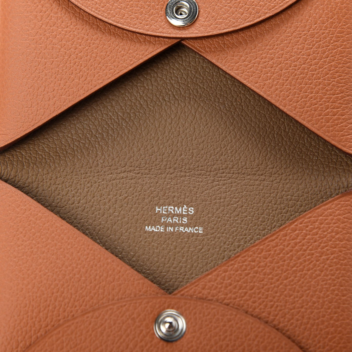 Evercolor Calvi Verso Card Case Gold Beige De Weimar