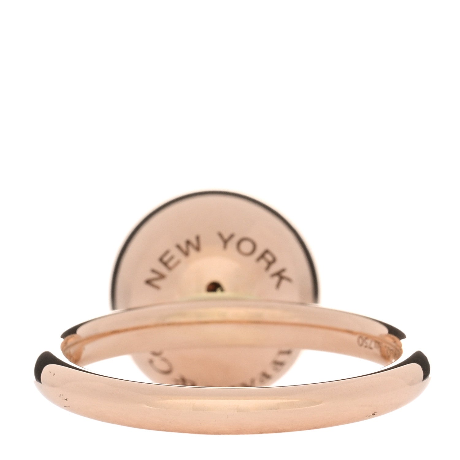 Tiffany 18K Rose Gold 12mm HardWear Ball Ring 54 7 3 of 5