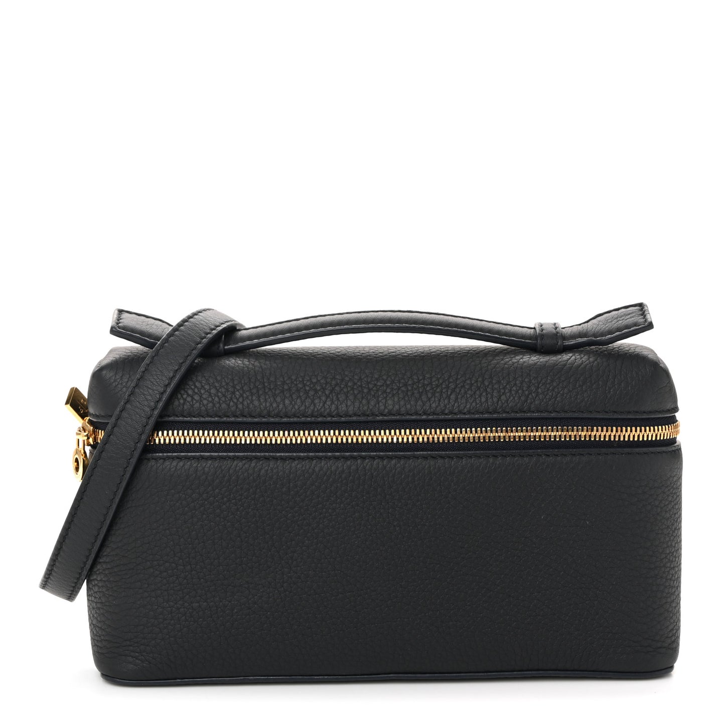 Grained Calfskin L19 Extra Pocket Pouch Navy