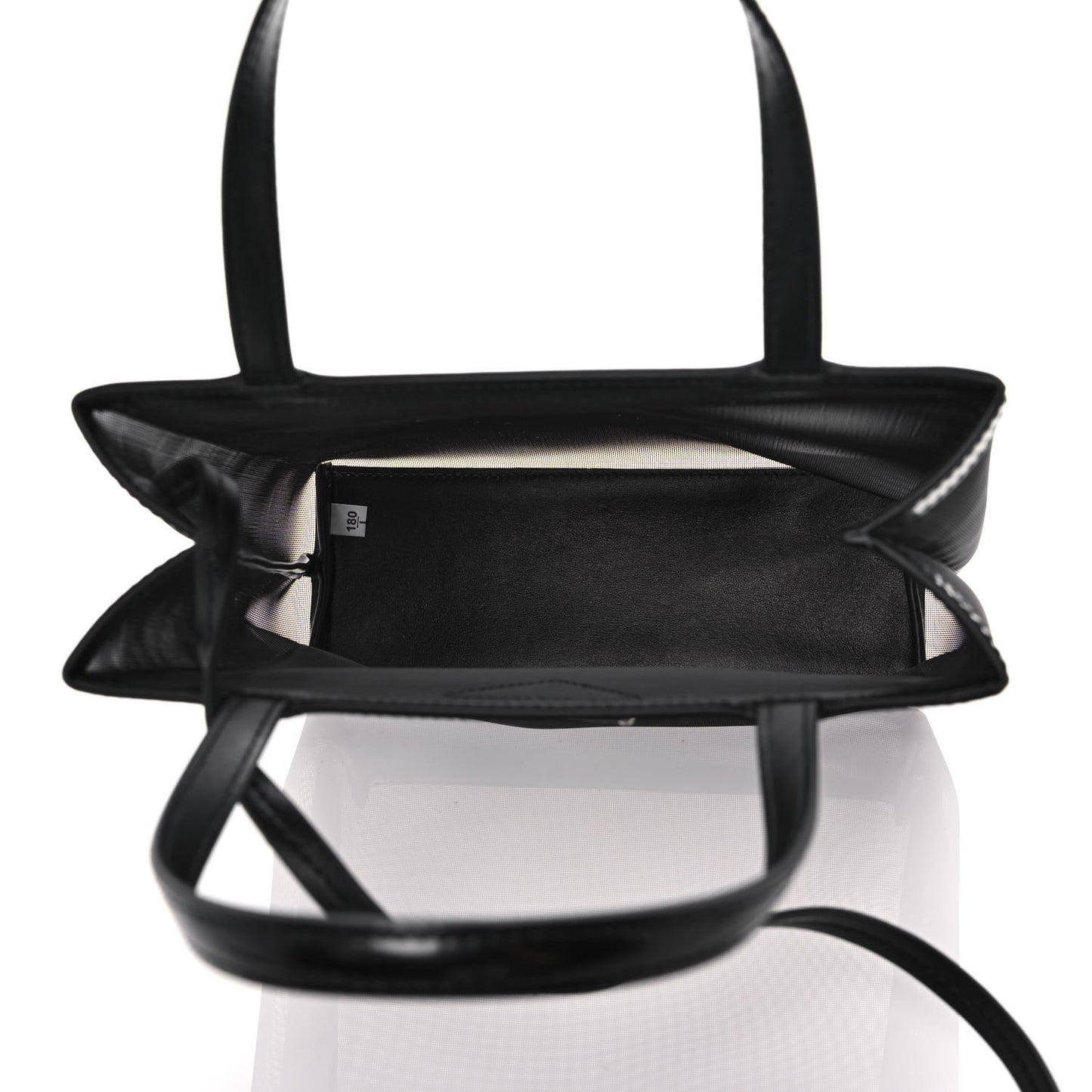 Mesh Small Tote Bag Black