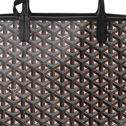 Goyard Goyardine Saint Louis Claire Voie PM Black Pink 7 of 9