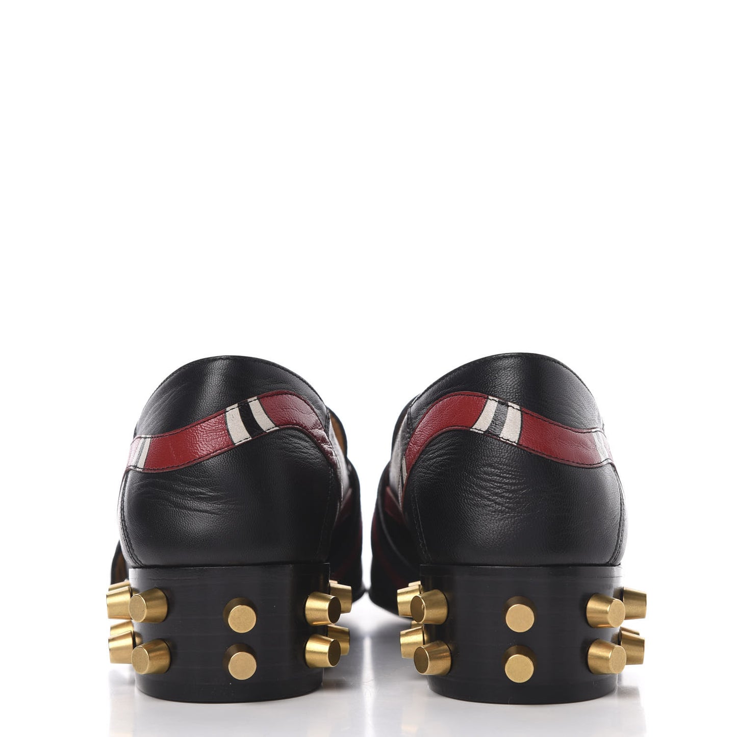 Malaga Kid Web Kingsnake GG Peyton Loafer Pumps 36.5 Black