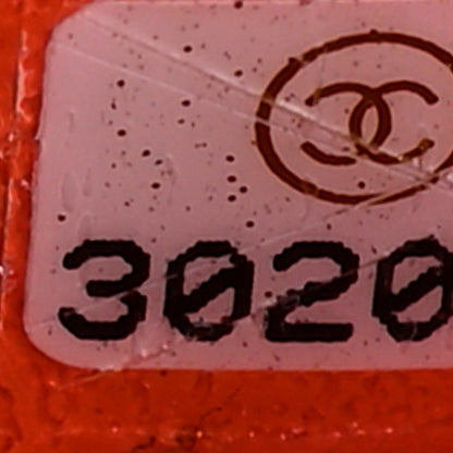 Chanel Lambskin Quilted Mini Square Flap Light Orange 7 of 9