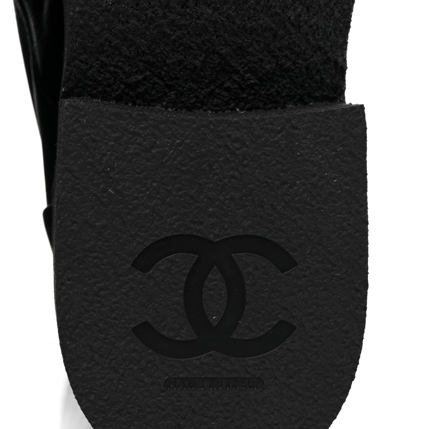 Chanel Calfskin Cap Toe Combat Boots 39 Black 6 of 7