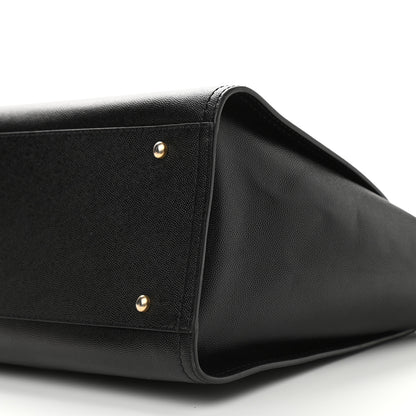 Chanel Caviar Small Studded Deauville Tote Black 8 of 10