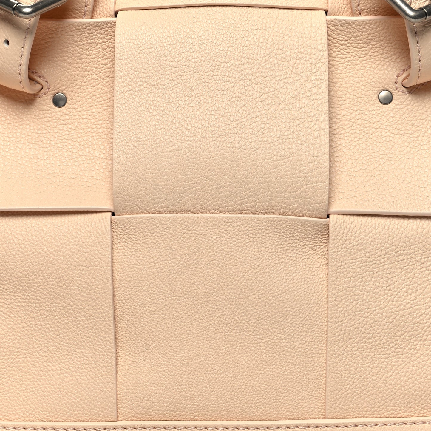 Buffalo Maxi Intrecciato Arco Tool Tote Powder