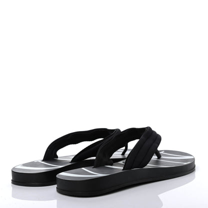 Valentino Garavani Rubber Mens VLTN Thong Sandals 43 Black 3 of 4