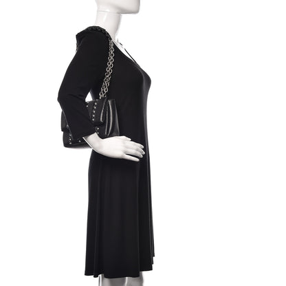 Tom Ford Lambskin Quilted Crystal Small Natalia Chain Bag Black 2 of 19