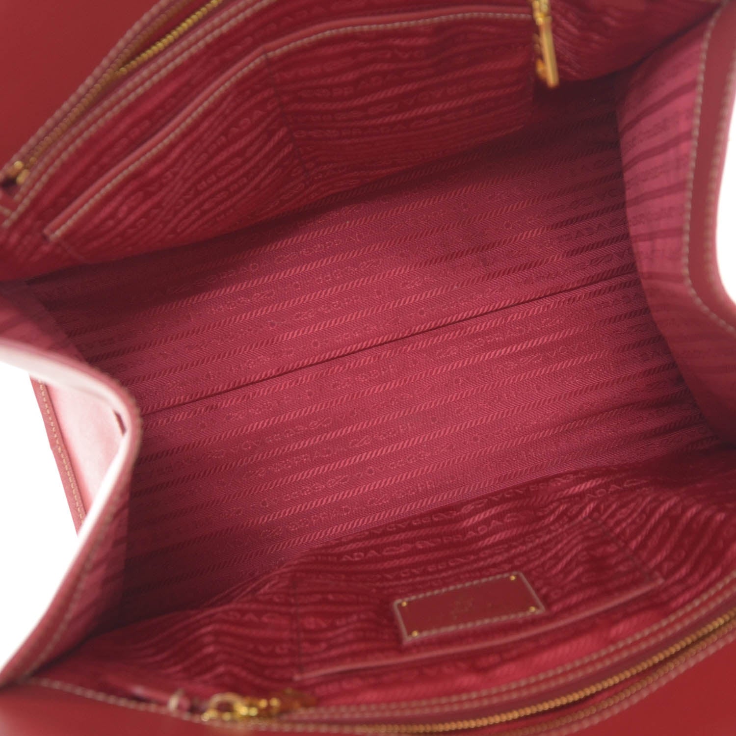 Prada Saffiano Lux Shopping Tote Fuoco 8 of 8