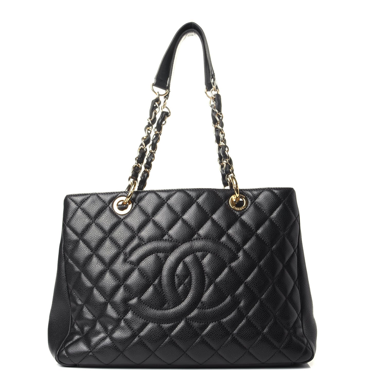 Chanel Caviar Quilted Grand Shopping Tote GST Black 1 of 10