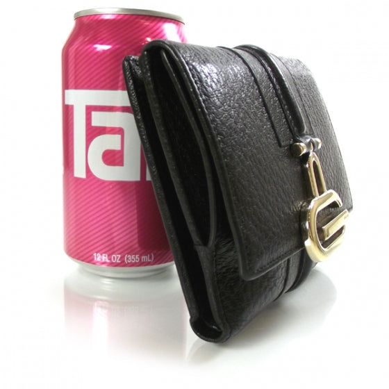 Leather French Junco Wallet Black