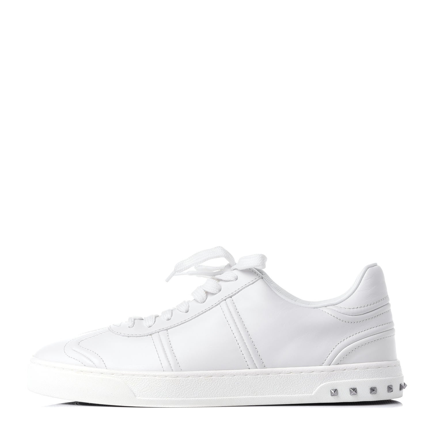 Valentino Garavani Calfskin Mens Flycrew Sneakers 41 White 1 of 12